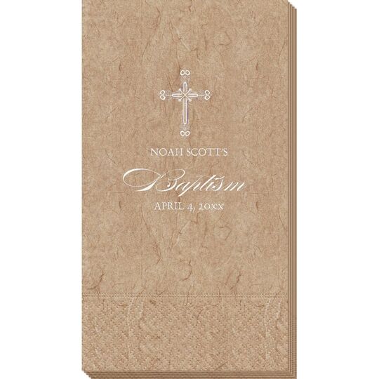 Religious Cross Bali Guest Towels
